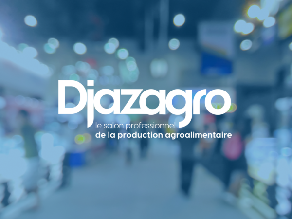 Djazagro 25 Image illustrant une allée de salon professionnel avec le logo du DJAZAGRO